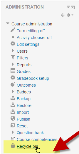 courseadminrecylebinlink.png