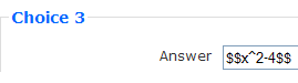Paste the equation you copied from MathType into the answer choice entry box.