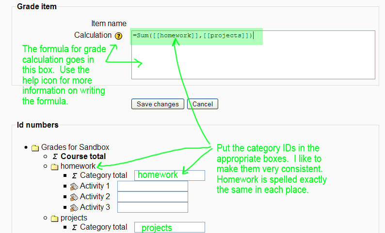 Enter the equation you want to use
