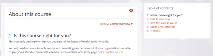 Libro con navegaci&oacute;n v&iacute;a texto y cap&iacute;tulos numerados