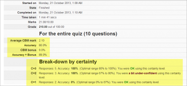 retroalimentación PBC