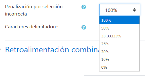 Penalizaci&oacute;n por palabra