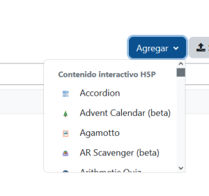 Banco de contenidos: Agregar