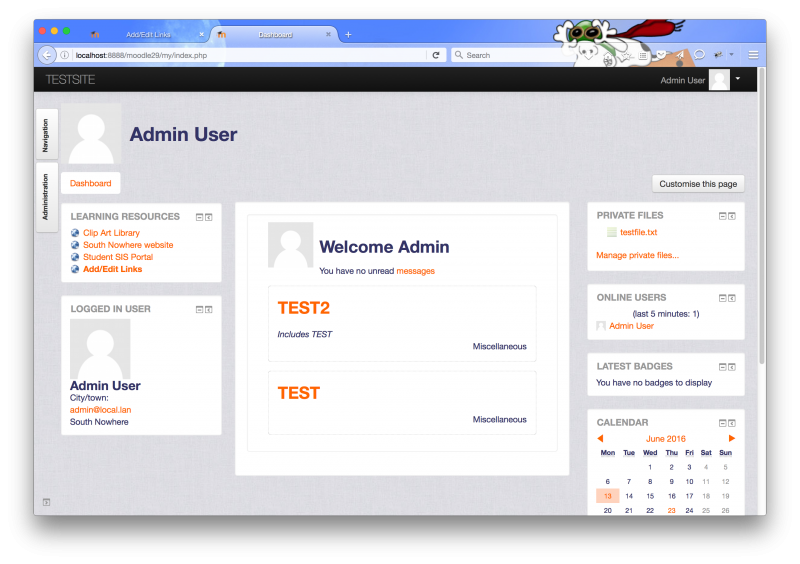 block links dashboard.png