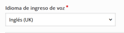 Elegir idioma ingl&eacute;s UK