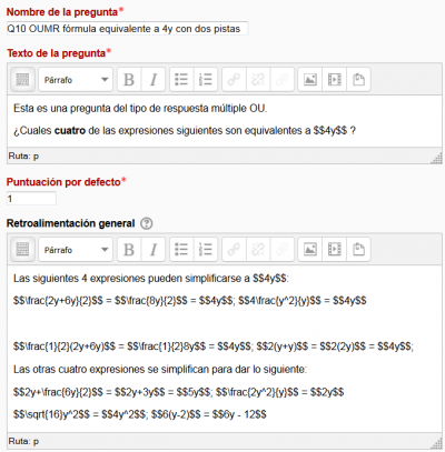 SPA OU multiple response question text, mark and General feedback.png