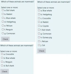 The Random select mode illustrated