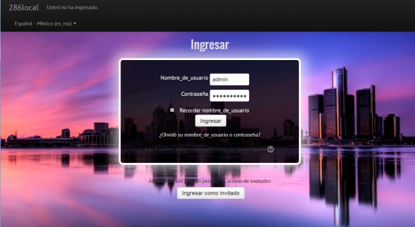 ES Evolved theme login page.jpg